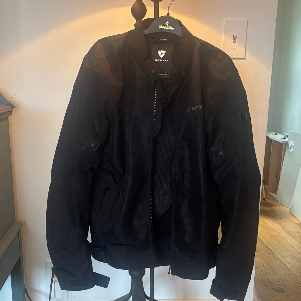 REV'IT! Black Motorcycle Jacket